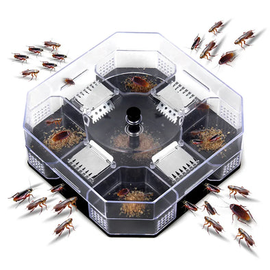 High Quality Household Effective Cockroach Traps Box Reusable Cockroach Bug Roach Catcher Cockroach Killer Bait Traps