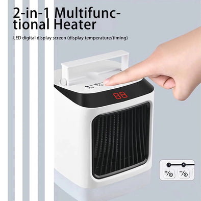 2-In-1 Space Heater and Cooler