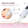 Ultrasonic Skin Scrubber Blackhead Remover Facial Cleanser 4 Modes Peeling Shovel Face Lifting Tool EMS Spatula Deep Cleansing