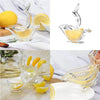 2pc Bird Lemon Lime Squeezer Manual Lemon Citrus Juicer Bird Shaped Lemon Squeezer Acrylic Glass Wedge Lime Squeezer Press