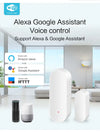 Tuya Smart WiFi Door Sensor Smart Home Open Close Detector Smartlife App Control Notification Compatible with Alexa Google Home