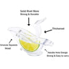 2pc Bird Lemon Lime Squeezer Manual Lemon Citrus Juicer Bird Shaped Lemon Squeezer Acrylic Glass Wedge Lime Squeezer Press