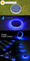 Led Solar Deck Lights Outdoor Waterproof Lawn Lamps Battery Powered Solar Step Light for Pathway Driveway Garden Walkway Patio