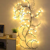 144 LEDs 7.5FT Enchanted Willow Vine Lights Christmas Garland Light Flexible DIY Branch Light for Room Wall Wedding Party Decor