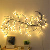 144 LEDs 7.5FT Enchanted Willow Vine Lights Christmas Garland Light Flexible DIY Branch Light for Room Wall Wedding Party Decor