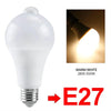 Smart Led Light Bulb with PIR Motion Sencor Movement Detector Works in Dark Dusk to Dawn Security Bulb E27 E26 B22 12W 85-265V