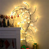 144 LEDs 7.5FT Enchanted Willow Vine Lights Christmas Garland Light Flexible DIY Branch Light for Room Wall Wedding Party Decor