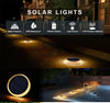 Led Solar Deck Lights Outdoor Waterproof Lawn Lamps Battery Powered Solar Step Light for Pathway Driveway Garden Walkway Patio