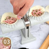 Automatic Dumpling Maker Mould Machine Household Press Double Head Wrapper Dumpling Pastry Making Empanadas Pierogi Kitchen Tool