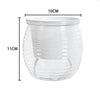 Self Watering Flower Pot Fish Tank Transparent Plastic Plant Pots Mini Self Watering Planter Pot Vase For Home Decoration