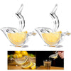 2pc Bird Lemon Lime Squeezer Manual Lemon Citrus Juicer Bird Shaped Lemon Squeezer Acrylic Glass Wedge Lime Squeezer Press