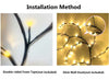 144 LEDs 7.5FT Enchanted Willow Vine Lights Christmas Garland Light Flexible DIY Branch Light for Room Wall Wedding Party Decor