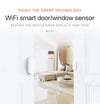 Tuya Smart WiFi Door Sensor Smart Home Open Close Detector Smartlife App Control Notification Compatible with Alexa Google Home